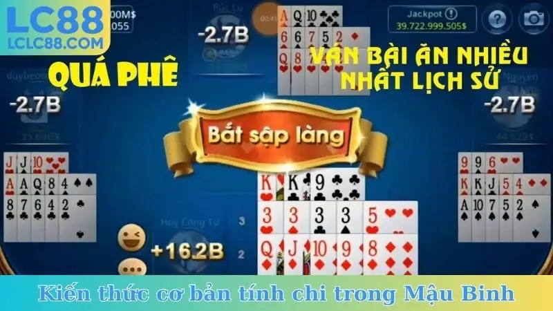 Kiến thức cơ bản tính chi trong Mậu Binh